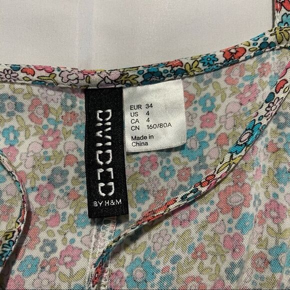 Divided by H&M Ditsy Floral Mini Popover Cami Dress - Picture 6 of 11
